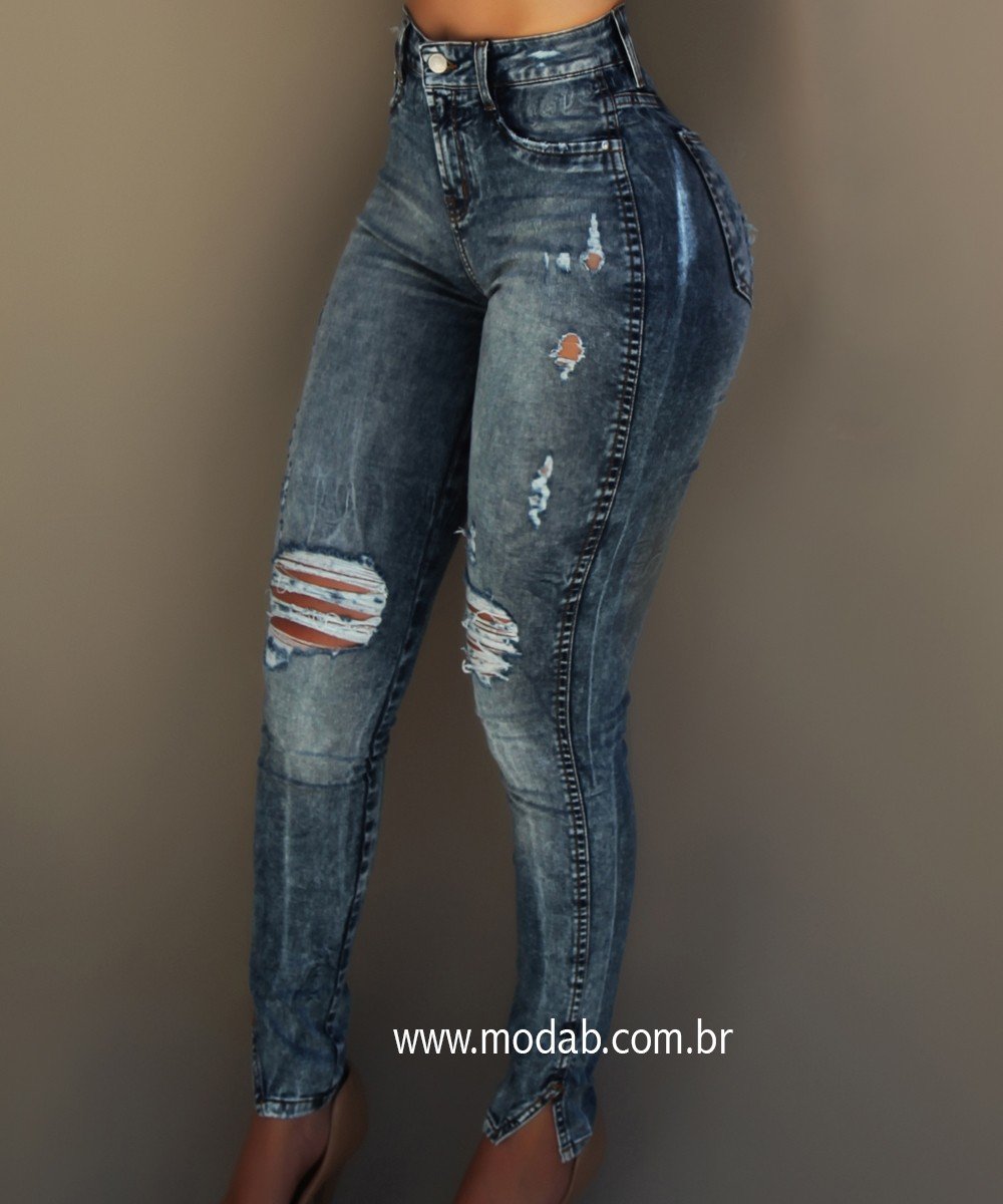 calça jeans lycra feminina